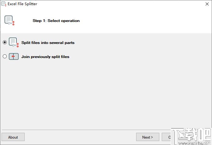 Excel File Splitter下载,文档拆分,Excel拆分