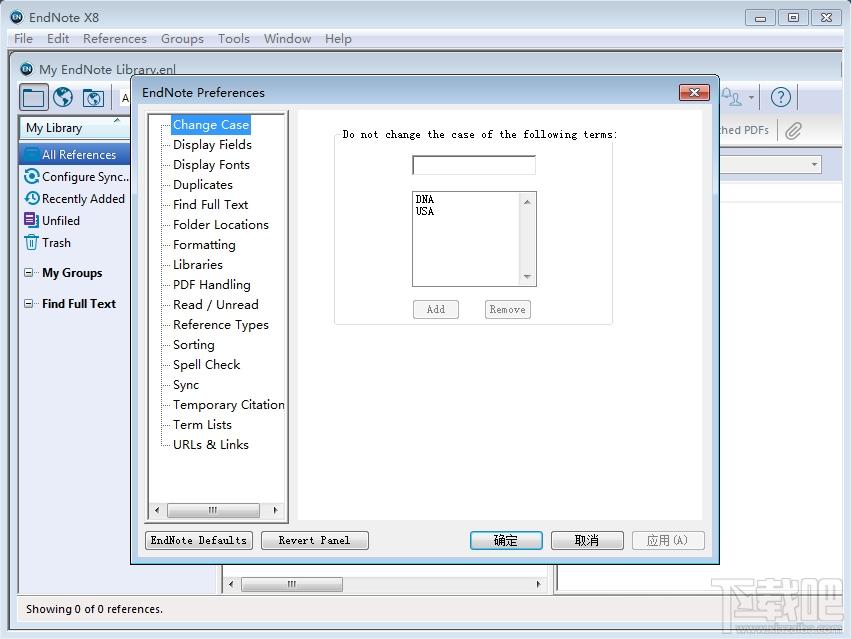 EndNote,EndNote X8,文献管理软件