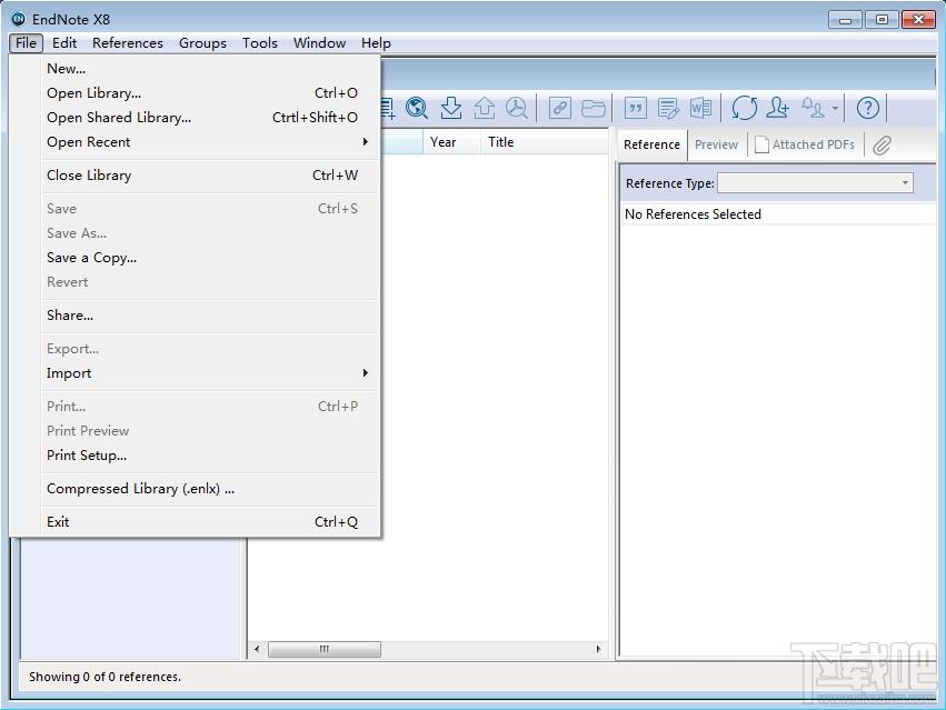 EndNote,EndNote X8,文献管理软件